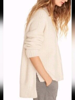 Eileen Fisher Alpaca Blend Boxy Sweater Size M